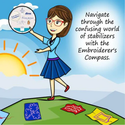 Dime Deborah Jones' Embroiderer's Compass EC002