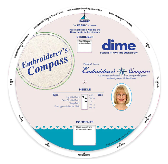 Dime Deborah Jones' Embroiderer's Compass EC002