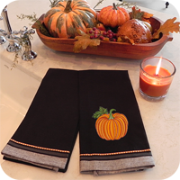 Dobby Border Kitchen Towels Tea Towels