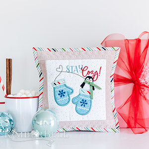 Kimberbell Stay Cozy Bench Buddy Kit with OPTIONAL 8x8 Pillow insert