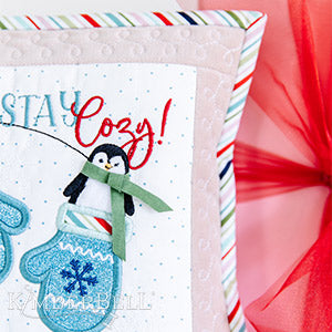 Kimberbell Stay Cozy Bench Buddy Kit with OPTIONAL 8x8 Pillow insert