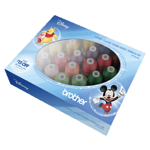 Brother Disney Classic Embroidery Thread Kit (24 Pack)