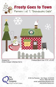 Frosty Goes to Town BOM Pattern  (THIS COST IS FOR ALL 7 Patterns) THQFROSTYG100