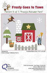 Frosty Goes to Town BOM Pattern  (THIS COST IS FOR ALL 7 Patterns) THQFROSTYG100