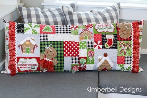 Kimberbell Ginger's Kitchen Bench Pillow Fabric Kit (FABRIC ONLY)