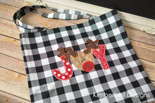 Load image into Gallery viewer, Zoom Class: Best of Kimberbell - Glitter Nosed Reindeer Tote with Class, Kit and Design