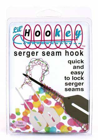 Hookey Serger Seam Hook Nickel 2pk # HKN