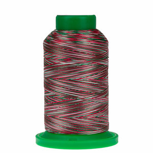 Isacord 9864 Holly Berry Wreath Variegated Thread