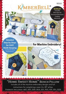 Kimberbell Bench Pillows - Machine Embroidery Version
