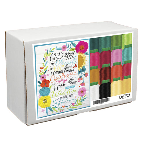 OESD Serenity Prayer Thread Kit  IS90029KIT