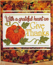 Load image into Gallery viewer, Janine Babich Grateful Heart Wall Hanging Give Thanks JBDGH