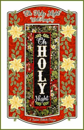 Janine Babich Oh Holy Night Wall Hanging # JBDOHN Embroidery Design