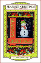 Load image into Gallery viewer, Janine Babich Season&#39;s Greetings Wall Hanging Embroidery CD  # JBDSG