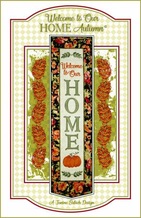 Welcome to Our Home-Autumn Embroidery Design Janine Babich