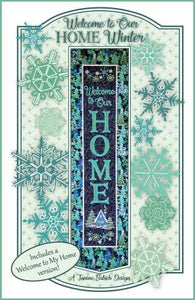 Welcome to our Home Winter Janine Babich Wall Hanging Embroidery Design