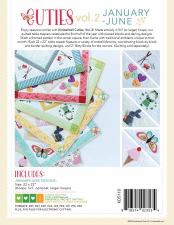 Kimberbell Cuties, Vol. 2: January-June KD5110