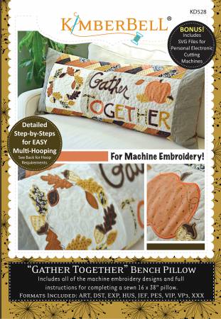 Kimberbell Bench Pillows - Machine Embroidery Version