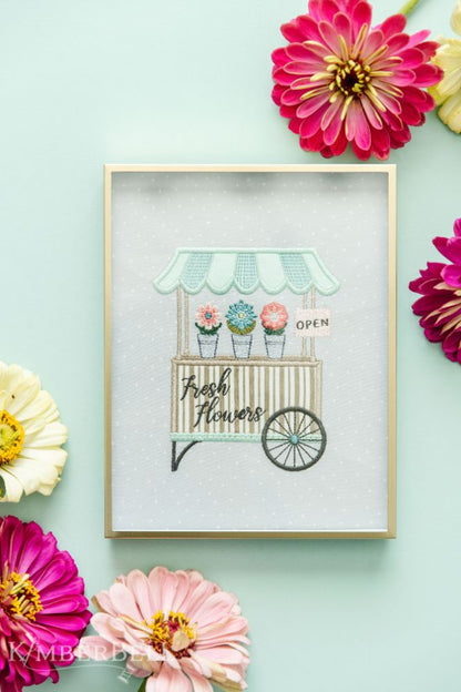 Kimberbell Digital Dealer 2023 - April: Fresh Flowers Design and / or Fabric KIT