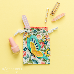 Kimberbell Digital Dealer 2023 May Butterfly Tool Pouch Design AND/OR Fabric Kit