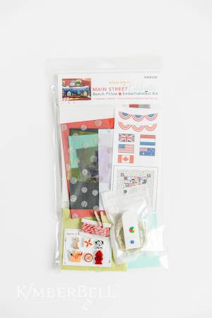 Kimberbell Main Street Bench Pillow Embellishment Kit KDKB1243