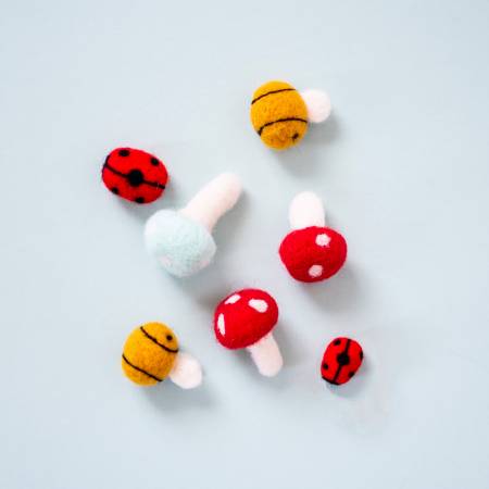 Kimberbell Wool Felt Bugs & Mushrooms (Bonus Projects) # KDKB1263
