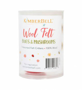 Kimberbell Wool Felt Bugs & Mushrooms (Bonus Projects) # KDKB1263