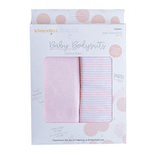 Load image into Gallery viewer, Kimberbell Blushing Peach Infant Bodysuit Set, 3-6 Months, 6-9 Months or 9-12 Months
