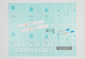 Kimberbell Clear Blue Tiles Essentials Set #KDTL105