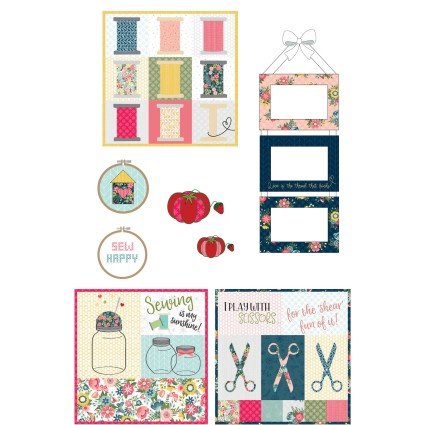 Kimberbell Oh Sew Delightful Quilts & Decor EMBROIDERY DESIGN #KD813
