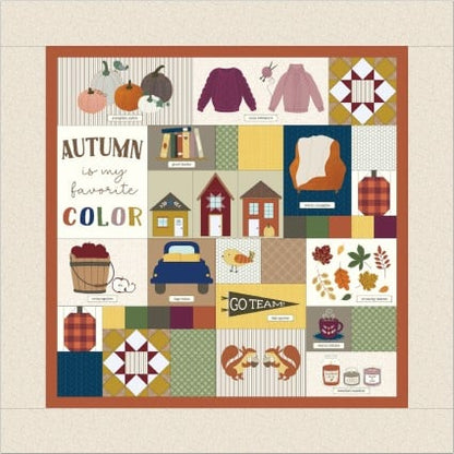 Kimberbell Falling for Autumn Quilt Fabric kits CUT IN OUR STORE - ITEMS SOLD SEPARATELY - USE THE DROP DOWN TO MAKE YOUR SELECTION
