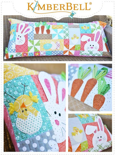 Kimberbell Hoppy Easter Bench Pillow FABRIC KITS