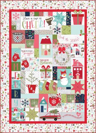 Cup of Cheer, Kimberbell Quilt Kit Fabric Only, 44in x 60in #KIT-MASCUP