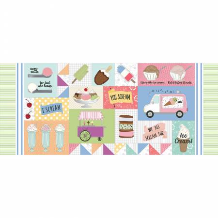 Kimberbell Two Scoops Bench Pillow Fabric Kit KIT-MASTSPBP NOT IN COLLECTIBLE BOX