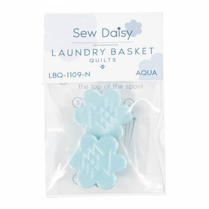 Sew Daisy Laundry Basket Quilts Spool Caps in Various Colors
