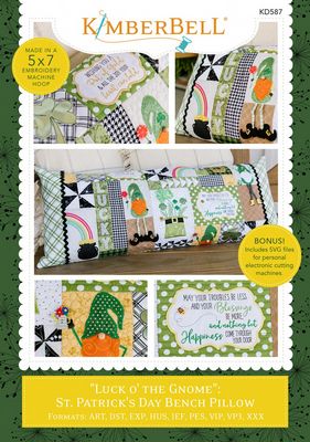 Kimberbell Bench Pillows - Machine Embroidery Version