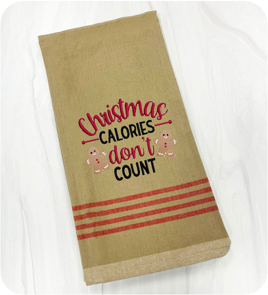 Farmhouse Taupe With Red Plaid Border Kitchen Towel for embroidery
