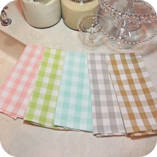 Plaid Buffalo Check Tea Towels