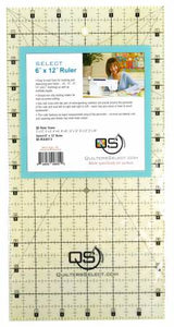 Quilter's Select Non-Slip Ruler 6in x 12in # QS-RUL6X12