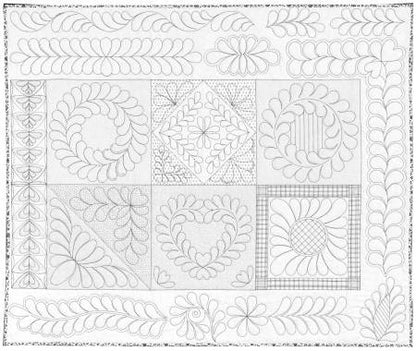 Machine Quilting Skillbuilder Panels by Renae Allen # RGA502 and RGA503-1