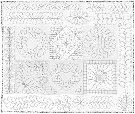 Machine Quilting Skillbuilder Panels by Renae Allen # RGA502 and RGA503-1
