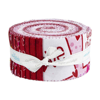 Gnomes in Love 2 1/2" Rolie Polie 40 Pcs Riley Blake RP-11310-40