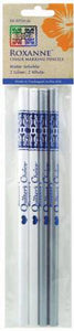 Roxanne Quilter's Choice Marking Pencils 2 ea Silver & White # RX-BPEN-M