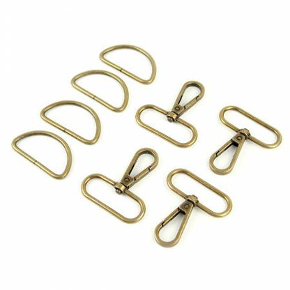 Sallie Tomato Classic Carryall Andrie Designs D-Ring Set Handbag Hardware Kit MULTIPLE COLORS