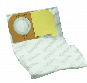 Simplicity and Riccar Branded HEPA Media Bags