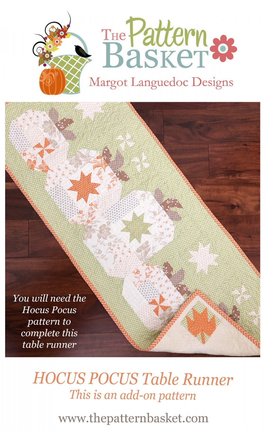Hocus Pocus Table Runner The Pattern Basket Margot Languedoc Designs