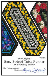 Easy Striped Table Runner Pattern # TQC272