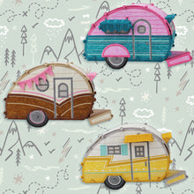 Load image into Gallery viewer, 51261 SCISSORTAIL STITCHES OESD Freestanding Happy Campers