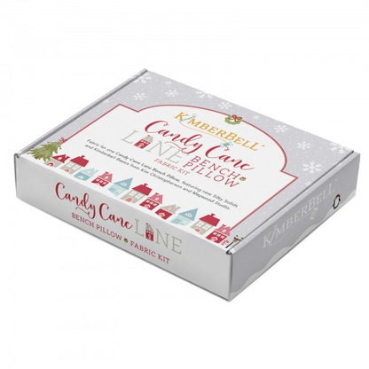 KIT-MASCCLBP Kimberbell Candy Cane Lane Bench Pillow FABRIC KIT NOT Boxed
