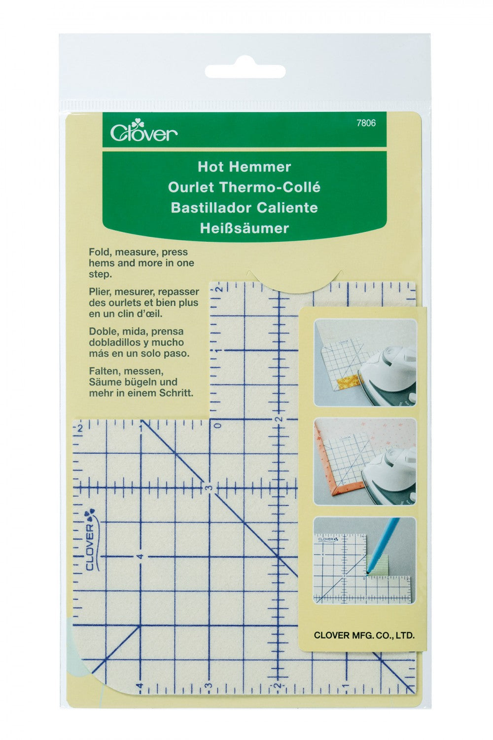 Clover Hot Hemmer and Hot Rulers