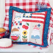 Kimberbell Sweet Land of Liberty Pillow FABRIC KIT ONLY